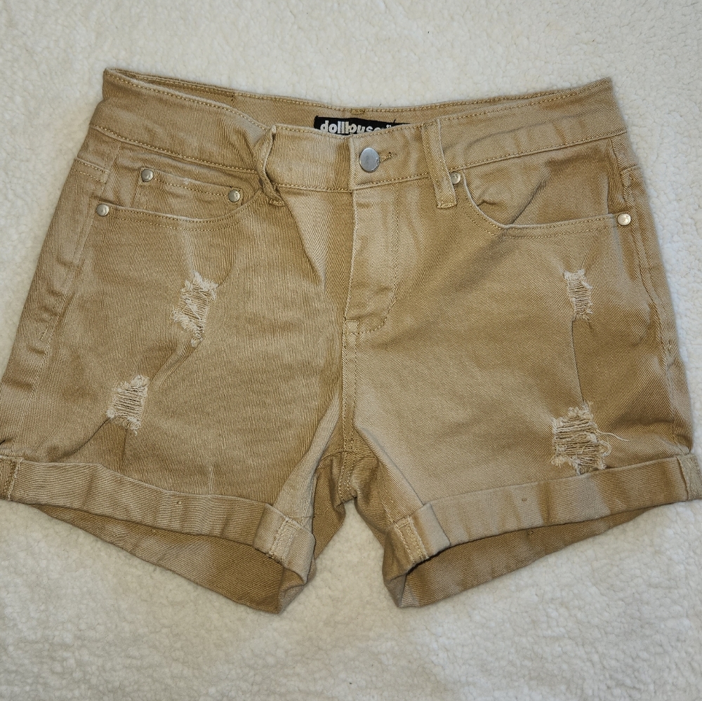 Dollhouse Khaki Shorts